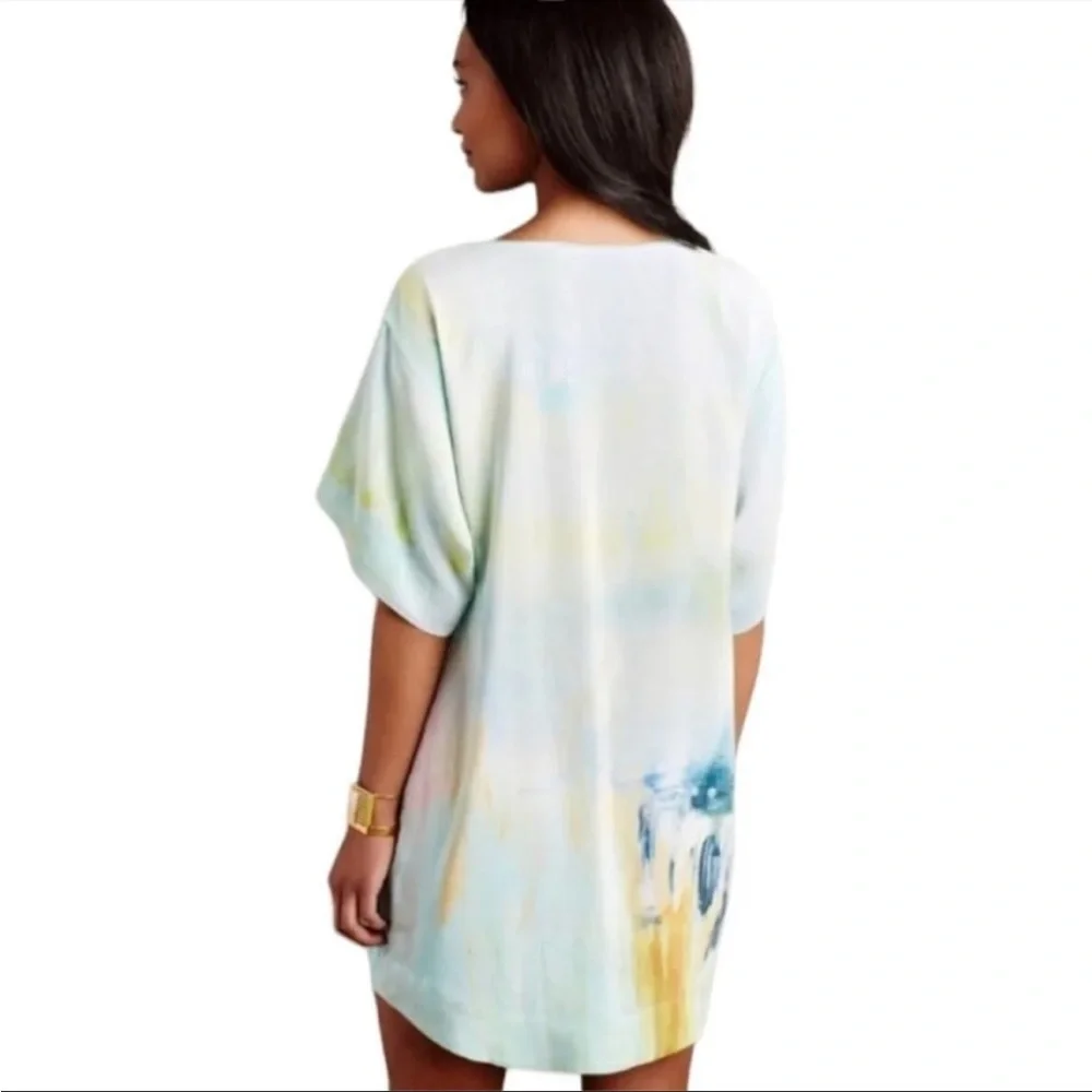Anthropologie Multicolor Abstract Mini Dress - Picture 3 of 12